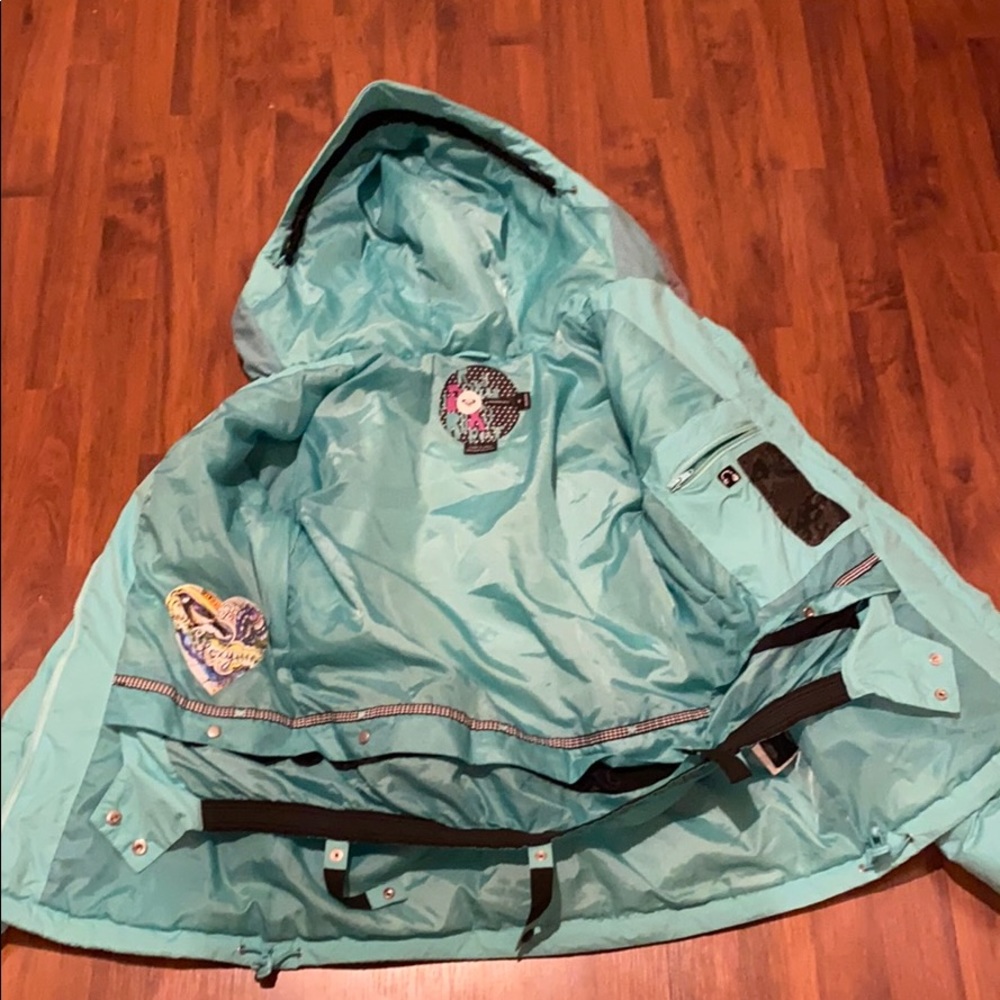 Roxy Mint Colored Snowboarding Jacket - image 3